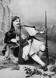 A Greek Evzone, late 19th century